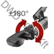 Hidraulikus betonacél vágó, tartomány 4-16mm, hossza 430mm, löket 18mm, 60kN, CrMoV pofa