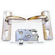 Elzett Grácia 910 55 kulcsos bevésőzár +kilincsgarnitúra