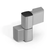 DrHahn 'AT60' aluminium ajtópánt, kétlevelű, furattáv 62,5 mm-es, EV1 eloxált