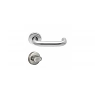 Real kilincs rozettás inox-WC