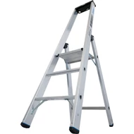 Stabilo Lépcsőfokos állólétra magas kapaszkodókerettel, 1x3 lépcsőfok, 225kg