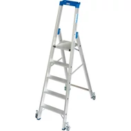 Krause 124623 Stabilo 5 fokos gurítható lépcsőfokos állólétra  /9,7kg,2m/