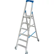 Krause 124630 Stabilo 6 fokos gurítható lépcsőfokos állólétra  /10,7kg;2,25m/