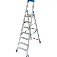 Krause 124647 Stabilo 7 fokos gurítható lépcsőfokos állólétra  /11,7kg;2,50m/