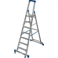 Krause 127310 STABILO GURÍTHATÓ LÉPCSŐFOKOS ÁLLÓLÉTRA KITÁMASZTÓVAL 7 FOKOS /13,4kg;2,50m/