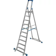 Krause 127341 STABILO GURÍTHATÓ LÉPCSŐFOKOS ÁLLÓLÉTRA KITÁMASZTÓVAL 10 FOKOS /17,3kg;3,25m/