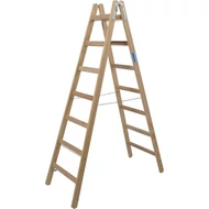 Krause 170095 Stabilo 2X7 fokos két oldalon járható fa állólétra  /11kg;2m/