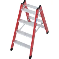 Krause 815408 MŰANYAG LÉPCSŐFOKOS LÉTRA 2X4 FOKOS