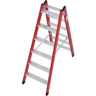 Krause 815422 MŰANYAG LÉPCSŐFOKOS LÉTRA 2X6 FOKOS