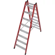 Krause 815446 MŰANYAG LÉPCSŐFOKOS LÉTRA 2X8 FOKOS