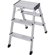 Krause 130068 Monto Rolly 2X3 fokos két oldalon járható összecsukható fellépő,alu /3kg;0,75m/