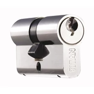 Titán K1/00 30x30 MN 3kulcsos kétoldalú fúrásvédett hengerzárbetét