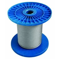 K DRÓTKÖTÉL 2x250 ....(6*7+FC) 2 mm-es drótkötél DIN3055 250m/tekercs (6*7) 1770N/mm2