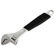 Állítható villáskulcs 200×25mm, 8", mm-es beosztás, gumírozott nyél