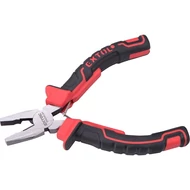 Kombinált fogó, mini; 125 mm, kétszínű műanyag nyél, rugós