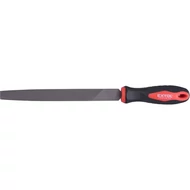 Fémreszelő 200mm lapos, T12 acél, vágat 2, finom, TPR gumis műanyag nyél