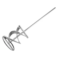 Festék- és habarcskeverő szár, fúrógéphez, hatszög befogás; 500×100mm, horganyzott