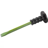 Laposvéső, műanyag kézvédővel; 300mm, 19 mm széles vágóél (16 mm szár), edzett, hőkezelt szénacél