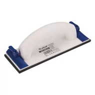 Kézi csiszoló műanyag ; 85×235mm, műanyag leszorítóval