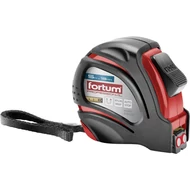 Mérőszalag, 1 stop, ABS ház, gumírozott; 5×19mm nylon bevonatú szalag, mágneses vég