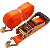 Rakományrögzítő gurtni, kampós, max. 4000kg; 6m×50mm, EN12195-2,TÜV/GS