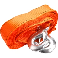 Vontató heveder, max.2800kg; 4m×50mm, 2 db kovácsolt kampóval