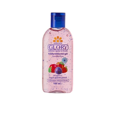 Glory kézfetőtlenítő gél Vegyes Gyümölcs 100 ml