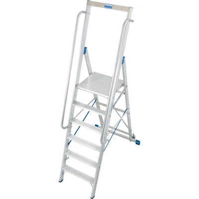 Krause 127761 STABILO LÉPCSŐFOKOS ÁLLÓLÉTRA NAGY DOBOGÓVAL 6 FOKOS /18,5kg;2,60m/