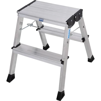 Krause 130037 Monto Rolly 2X2 fokos két oldalon járható összecsukható fellépő,alu /2kg;0,55m/