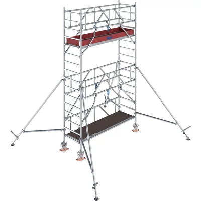 Krause Stabilo Gurulóállvány 1000-es sorozat 5,30M (2,50 x 0,75 m, 166,5kg)