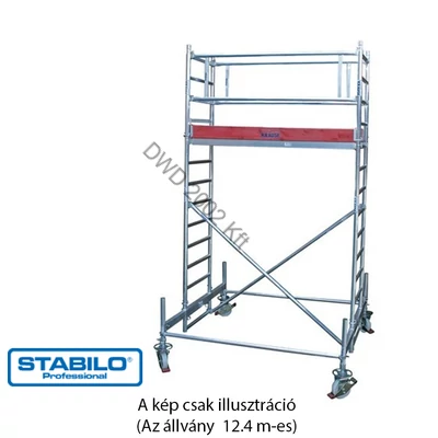 Krause Stabilo Gurulóállvány 100-as sorozat 12,4m (2,5x0,75m)  741134 új cikksz: 774095