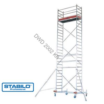 Krause 741356 Stabilo 10-es sorozat 8,40m-es gurulóállvány (2,50mx0,75m mezőhossz)  /193kg/ új cikksz: 772060