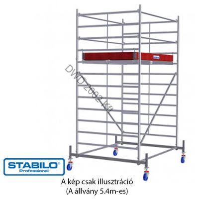Krause 735225 Stabilo 50-es sorozat 5,40m-es gurulóállvány (2mx1,50m mezőhossz)  /145kg/ új cikksz: 781031