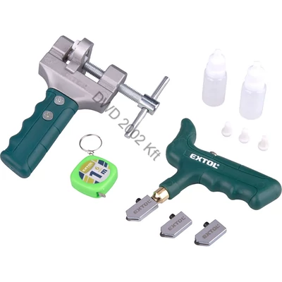 Üveg- és csempevágó klt., 6 db