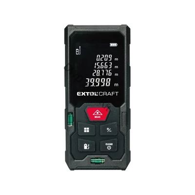 Távolságmérő, digitális lézeres; mérési tartomány: 0,05-50m, pontosság: +/- 2 mm, 72 g