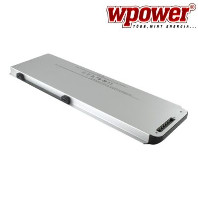 WPOWER A1281 laptop akkumulátor 5200mAh, ezüst, utángyártott
