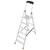 Krause 126658 Monto Solido 6 fokos lépcsőfokos állólétra /6kg;2,10m/